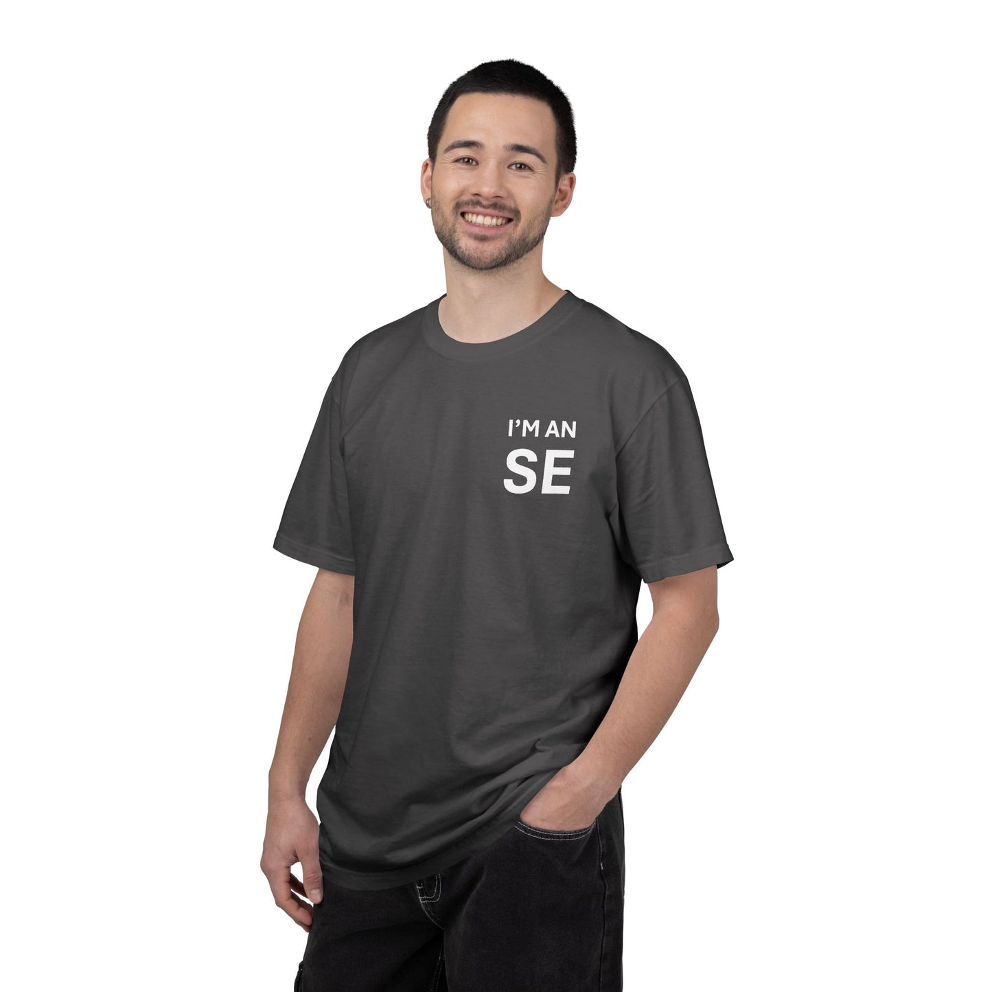 QR Code Joke T-Shirt — "It Told Me to Stop Scanning Those" Novelty Tee