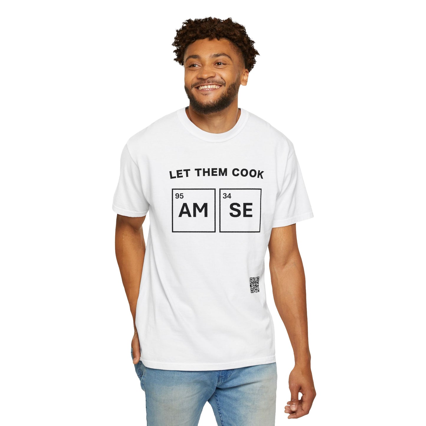 T-Shirt — "Let Them Cook" AM/SE Chemistry Element Graphic Tee